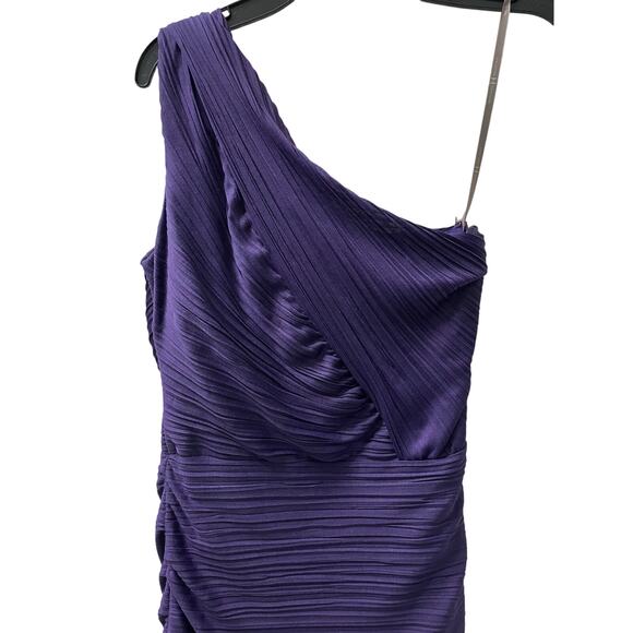 Halston Heritage Purple Cocktail Dress - Picture 6 of 8